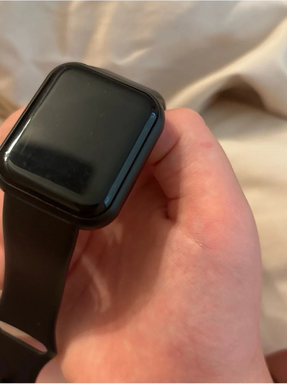 Black iTouch Air 3 waterproof with Black Silicone Band - Sleek Everyday Wear